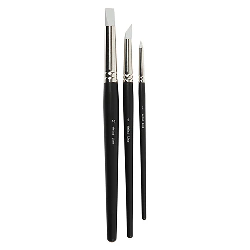 Artist Line Gummipensler 2+6+10 mm, 3 stk